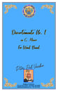 Divertimento No. 1 in G Minor Concert Band sheet music cover